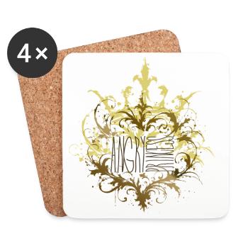 PRINCESSE EN COLÈRE - Dessous de verre (lot de 4) - blanc - Devant