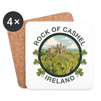 Rock of Cashel - Coasters (set of 4) - white - Front