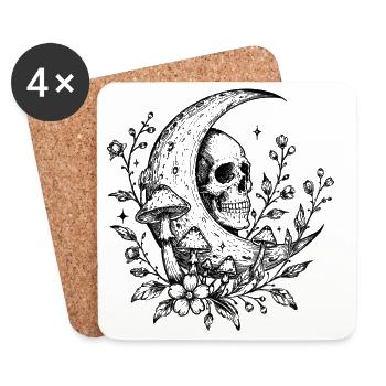 Memento Lunae - Coasters (set of 4) - white - Front