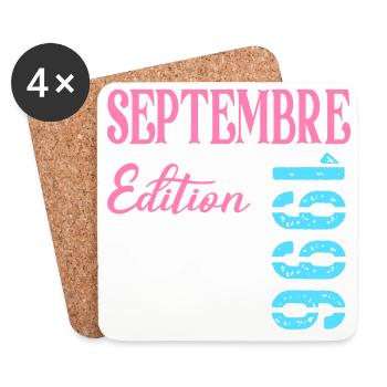 Français 30e Anniversaire, Septembre 1996 - Dessous de verre (lot de 4) - blanc - Devant