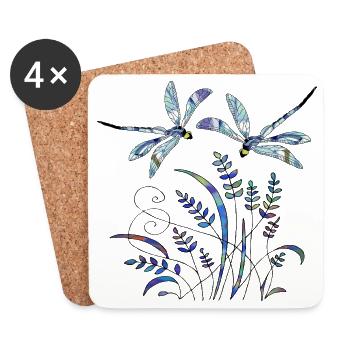 important - Dessous de verre (lot de 4) - blanc - Devant