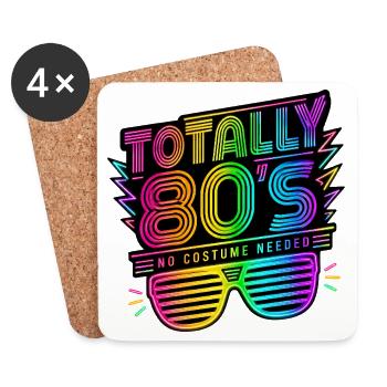This Is My 80's Costume 80s - Coasters (set of 4) - white - Front