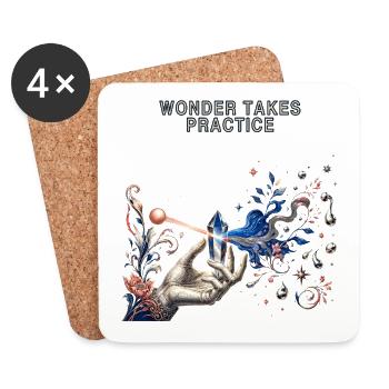 Cosmic Crystal and Curiosity - Coasters (set of 4) - white - Front