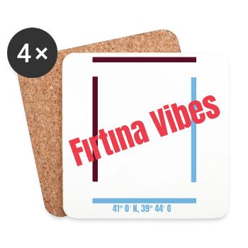 Firtina Vibes Trabzon - Dessous de verre (lot de 4) - blanc - Devant