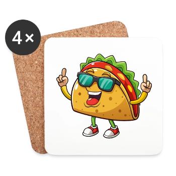 Taco - Untersetzer (4er-Set) - Weiß - Vorne