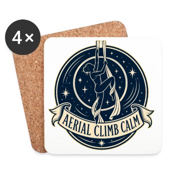 AERIAL CLIMB CALM - Untersetzer (4er-Set) - Weiß - Vorne