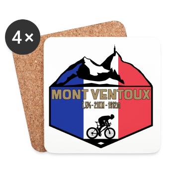 Mount Ventoux Deluxe - Untersetzer (4er-Set) - Weiß - Vorne