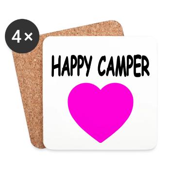 Camper - Untersetzer (4er-Set) - Weiß - Vorne