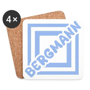 miner - Coasters (set of 4) - white - Front