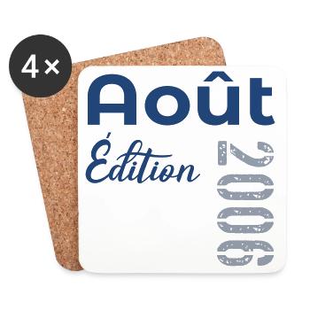 20th Anniversary, August 2006 - Coasters (set of 4) - white - Front