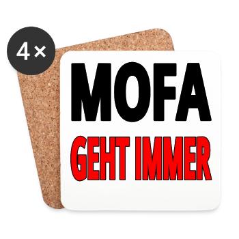 Mofa - Untersetzer (4er-Set) - Weiß - Vorne