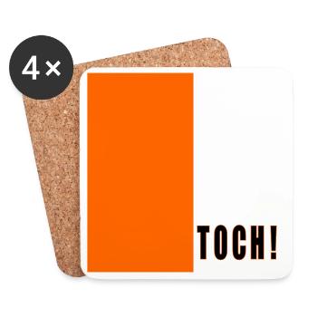 NEVERTHELESS - Coasters (set of 4) - white - Front
