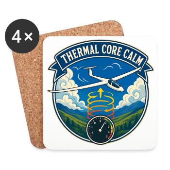 THERMAL CORE CALM - Coasters (set of 4) - white - Front