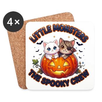 Little Monsters The Spooky Crew - Coasters (set of 4) - white - Front