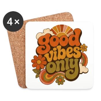 vibes - Coasters (set of 4) - white - Front