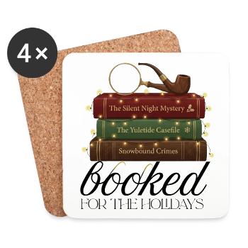 Booked for the holidays  - Untersetzer (4er-Set) - Weiß - Vorne