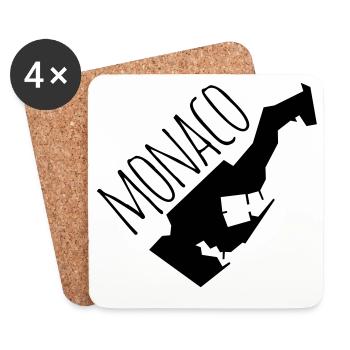Monaco - Untersetzer (4er-Set) - Weiß - Vorne