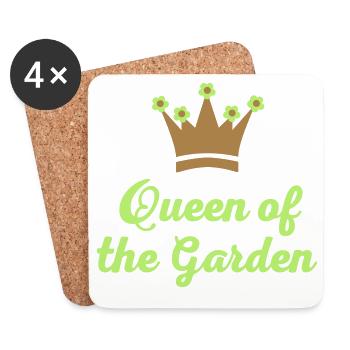 Garten - Untersetzer (4er-Set) - Weiß - Vorne