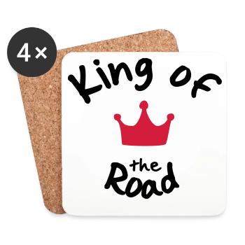 Biker - Coasters (set of 4) - white - Front