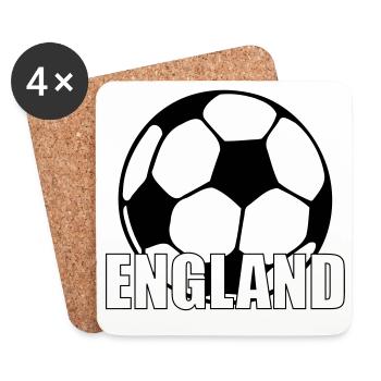England - Dessous de verre (lot de 4) - blanc - Devant