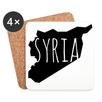 Syria - Untersetzer (4er-Set) - Weiß - Vorne