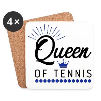 tennis - Coasters (set of 4) - white - Front