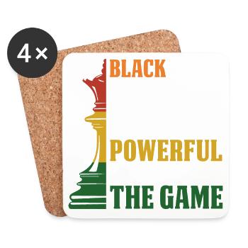 Juneteenth Black History Day Pride Gift - Coasters (set of 4) - white - Front