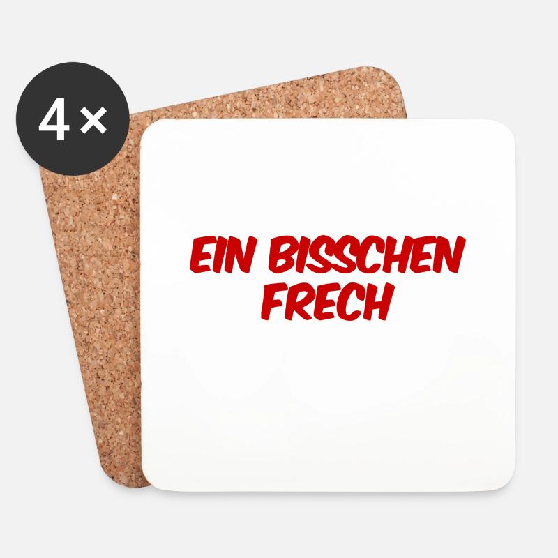 ich bin ein freches Früchtchen - Untersetzer (4er-Set) - Weiß