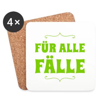 Plan B - Untersetzer (4er-Set) - Weiß - Vorne