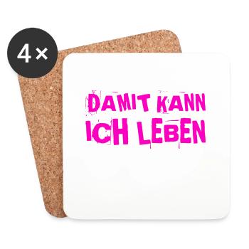 das stört mich nicht - Untersetzer (4er-Set) - Weiß - Vorne