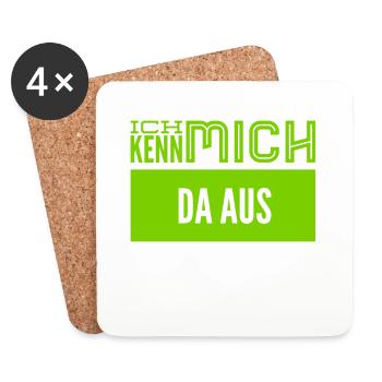 ich habe Fachwissen - Untersetzer (4er-Set) - Weiß - Vorne