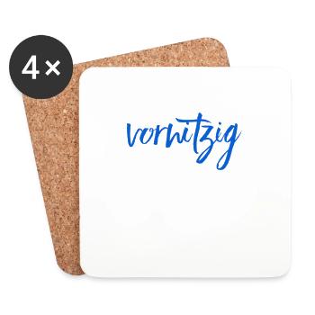ich mag vorwitzige Menschen - Untersetzer (4er-Set) - Weiß - Vorne