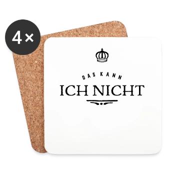 Nichtskönner - Untersetzer (4er-Set) - Weiß - Vorne