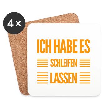 jetzt wird es anders - Untersetzer (4er-Set) - Weiß - Vorne