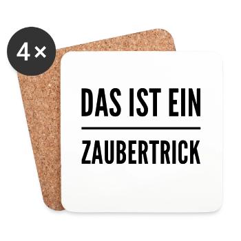 ich mag Magie - Untersetzer (4er-Set) - Weiß - Vorne