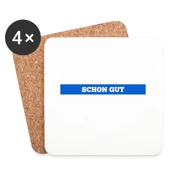 kein Problem - Untersetzer (4er-Set) - Weiß - Vorne