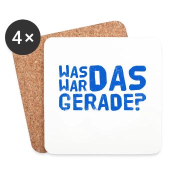 damit habe ich nicht gerechnet - Untersetzer (4er-Set) - Weiß - Vorne