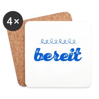 Ereilt wenn sie es sind - Untersetzer (4er-Set) - Weiß - Vorne