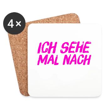 ich verschaffe mir Klarheit - Untersetzer (4er-Set) - Weiß - Vorne