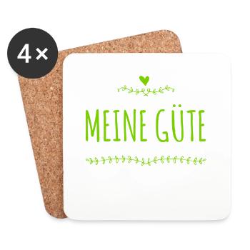 ach du liebe Güte - Untersetzer (4er-Set) - Weiß - Vorne