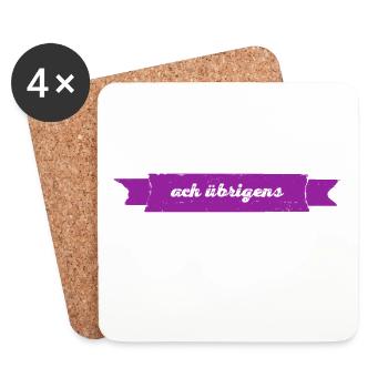 Habe ich das schon erzählt? - Untersetzer (4er-Set) - Weiß - Vorne