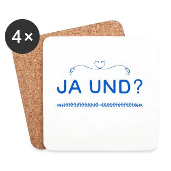 ist doch egal - Untersetzer (4er-Set) - Weiß - Vorne