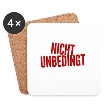 Alternativen sind möglich - Untersetzer (4er-Set) - Weiß - Vorne