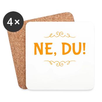 du machst es - Untersetzer (4er-Set) - Weiß - Vorne