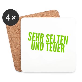 ich bin was besonderes - Untersetzer (4er-Set) - Weiß - Vorne
