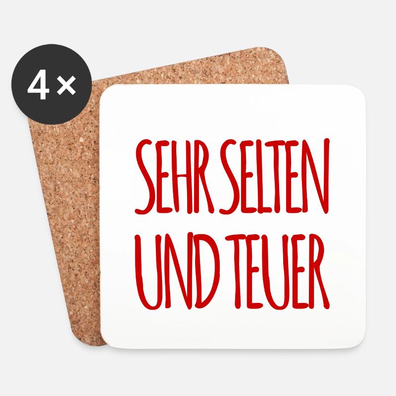 ich bin besonders - Untersetzer (4er-Set) - Weiß
