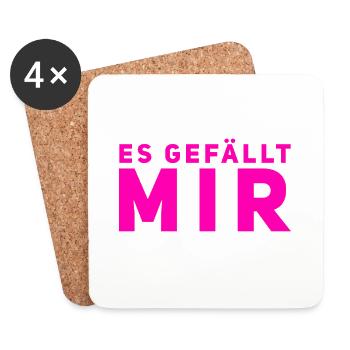 ich finde es großartig - Untersetzer (4er-Set) - Weiß - Vorne