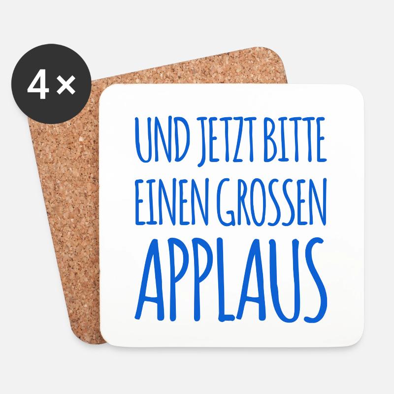 Applaus - Untersetzer (4er-Set) - Weiß