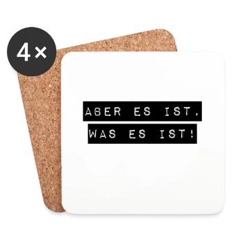 innere Ruhe - Untersetzer (4er-Set) - Weiß - Vorne