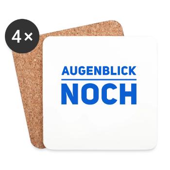 einen Augenblick bitte - Untersetzer (4er-Set) - Weiß - Vorne